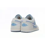 XH Air Jordan 1 Low Light Blue And White