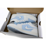 XH Air Jordan 1 Low Light Blue And White