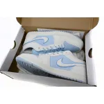 XH Air Jordan 1 Low Light Blue And White