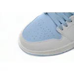 XH Air Jordan 1 Low Light Blue And White