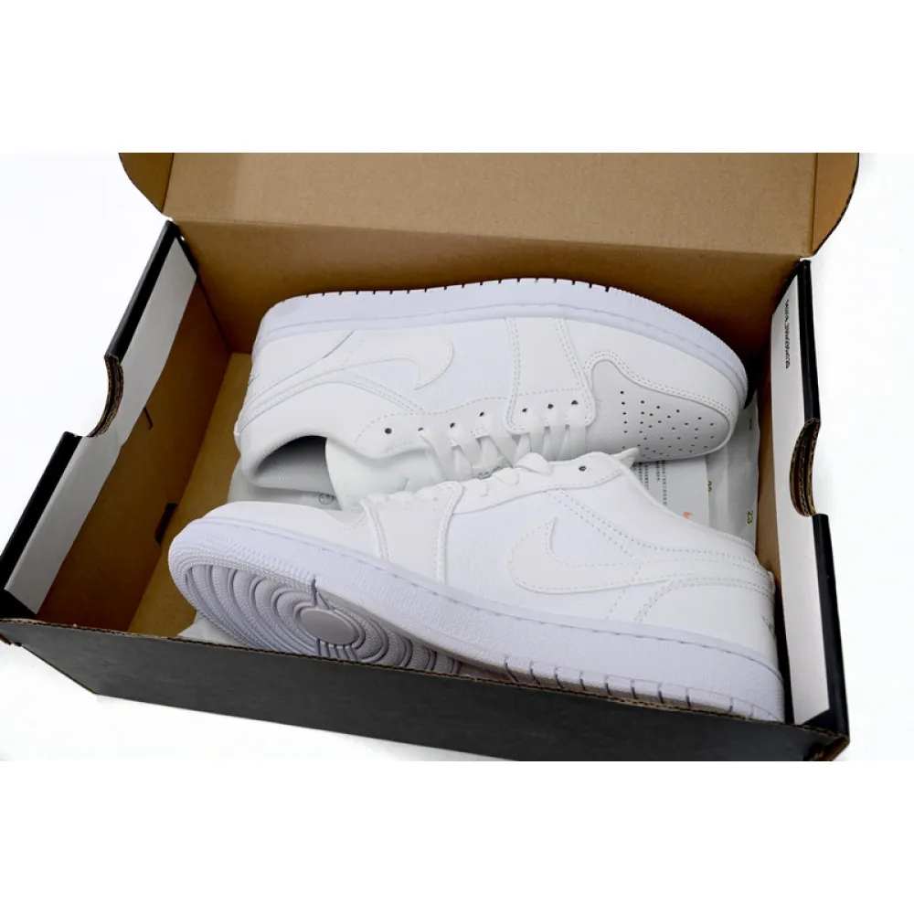 XH Air Jordan 1 Low White Pure Platinum