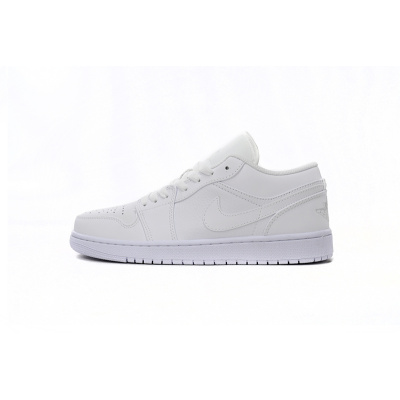 XH Air Jordan 1 Low White Pure Platinum 01