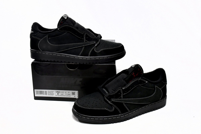 DB Travis Scott x Air Jordan 1 Low OG Black Phantom