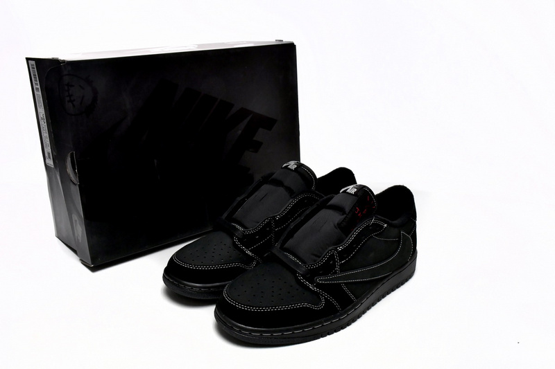 DB Travis Scott x Air Jordan 1 Low OG Black Phantom