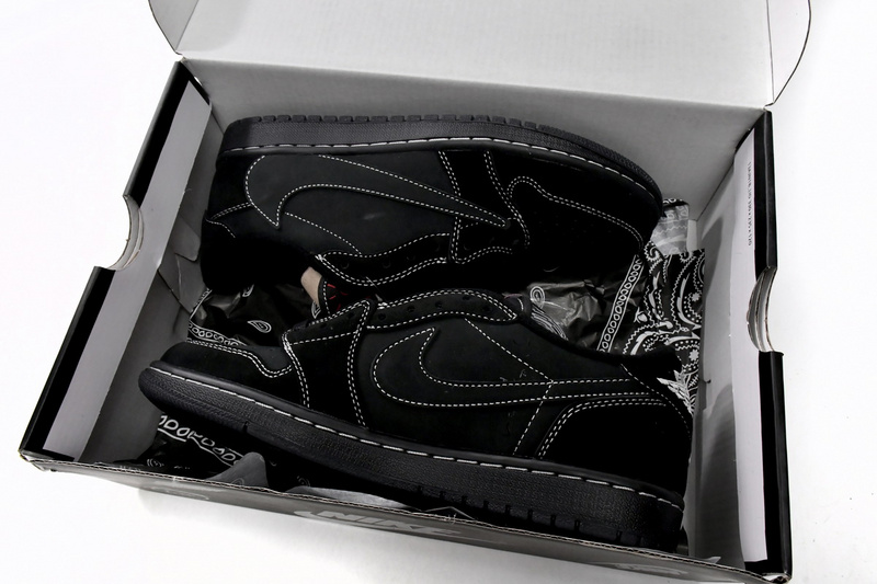 DB Travis Scott x Air Jordan 1 Low OG Black Phantom