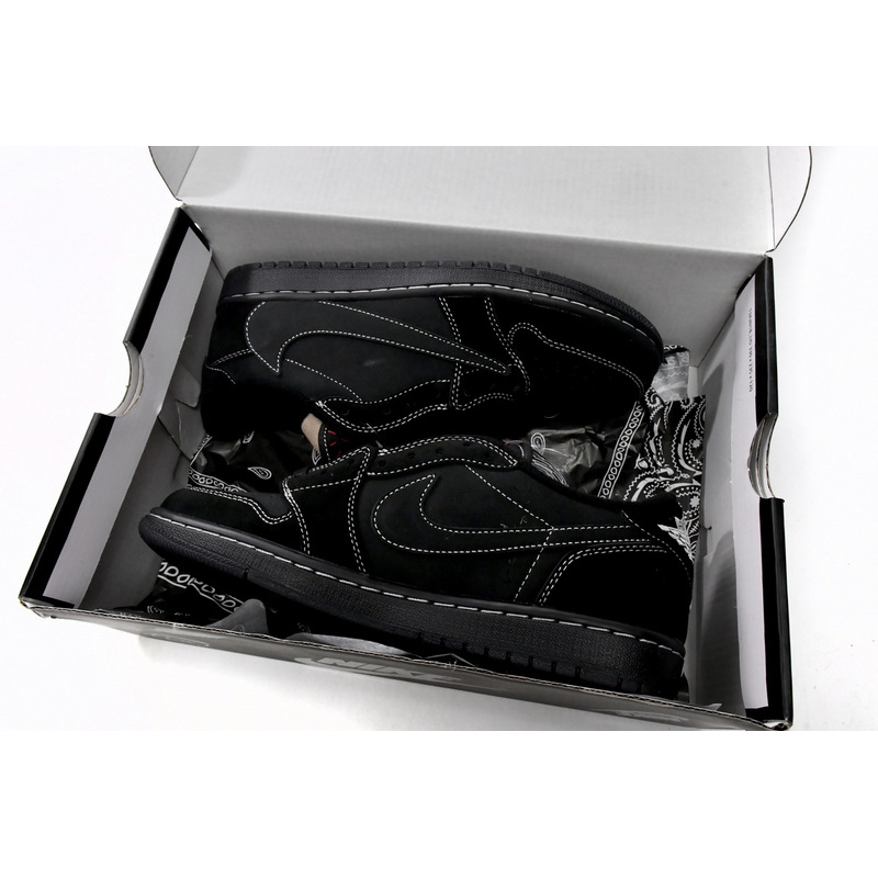 DB Travis Scott x Air Jordan 1 Low OG Black Phantom