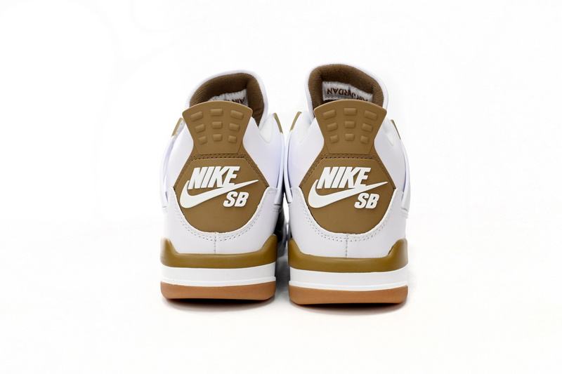 DJ Batch  Nike SB x Air Jordan 4 White Brown