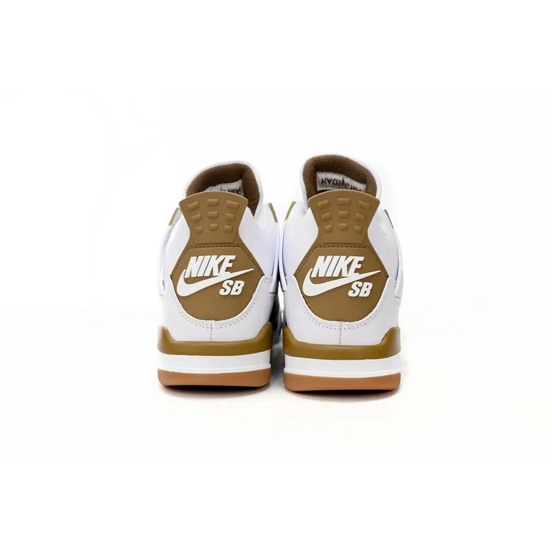 DJ Batch  Nike SB x Air Jordan 4 White Brown