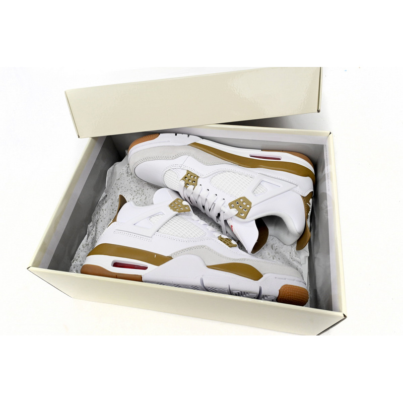 DJ Batch  Nike SB x Air Jordan 4 White Brown