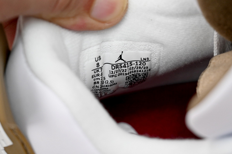 DJ Batch  Nike SB x Air Jordan 4 White Brown