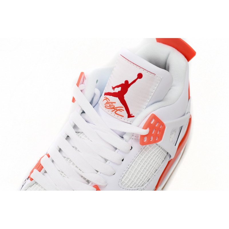 DJ Batch Air Jordan 4 White Orange