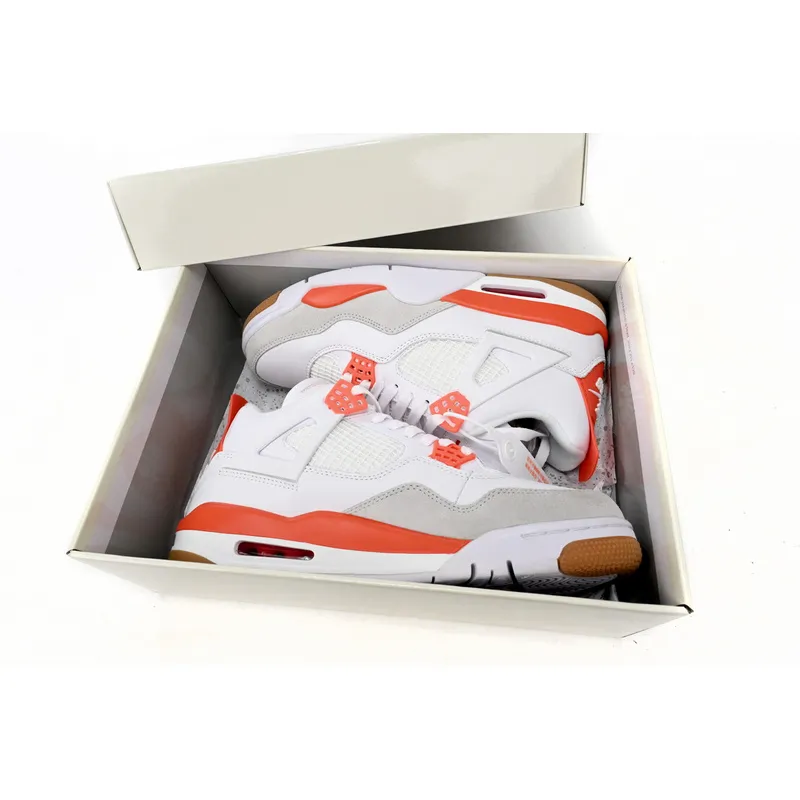DJ Batch Air Jordan 4 White Orange