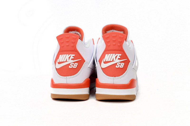 DJ Batch Air Jordan 4 White Orange