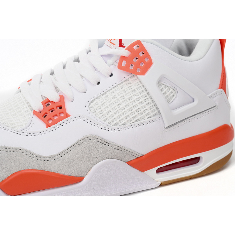 DJ Batch Air Jordan 4 White Orange