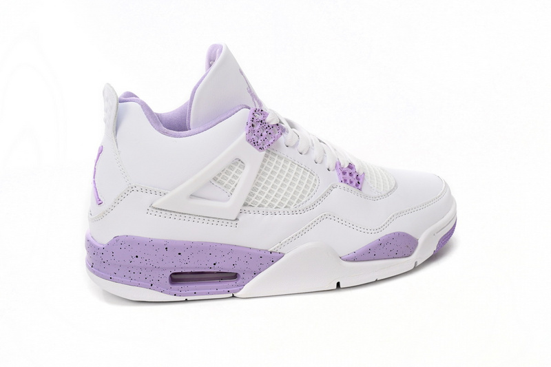DJ Batch Air Jordan 4 White Purple