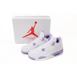 DJ Batch Air Jordan 4 White Purple