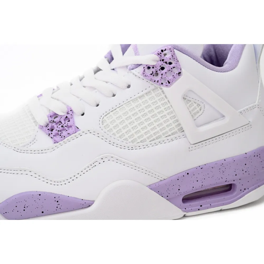 DJ Batch Air Jordan 4 White Purple