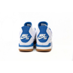 DJ Batch Nike SB x Air Jordan 4 White Blue