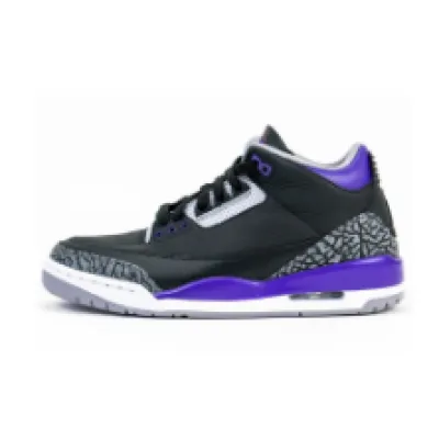 LS Air Jordan 3 Court Purple 01
