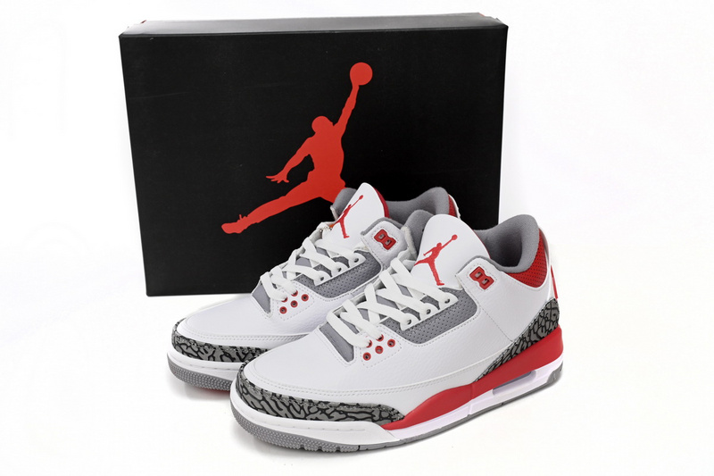 LS Air Jordan 3 OG Vintage Flame Red