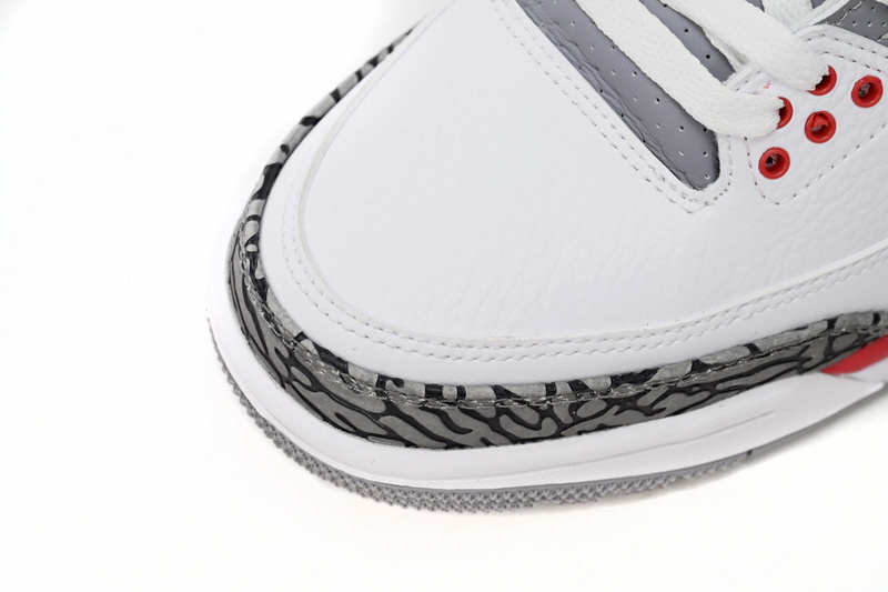 LS Air Jordan 3 OG Vintage Flame Red