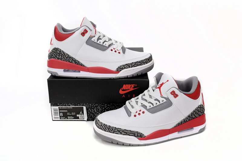 LS Air Jordan 3 OG Vintage Flame Red