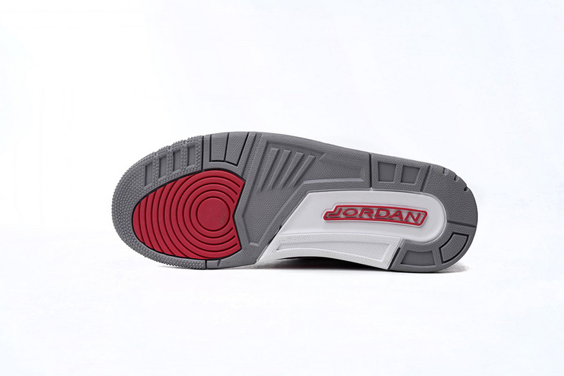 LS Air Jordan 3 Retro Cardinal Red