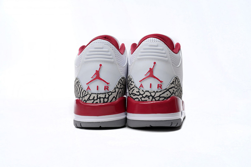 LS Air Jordan 3 Retro Cardinal Red