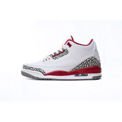 LS Air Jordan 3 Retro Cardinal Red