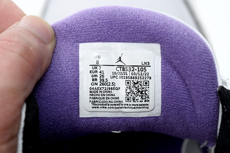 LS Air Jordan 3 Retro Dark Iris