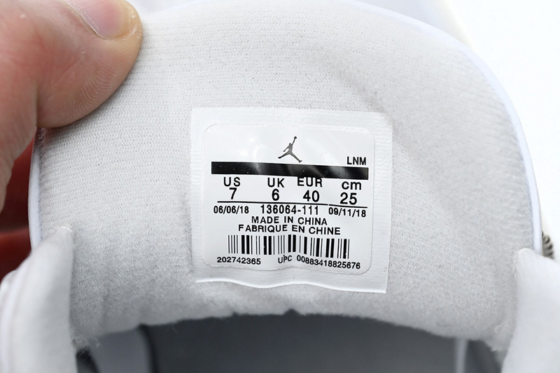 LS Air Jordan 3 Retro Pure White