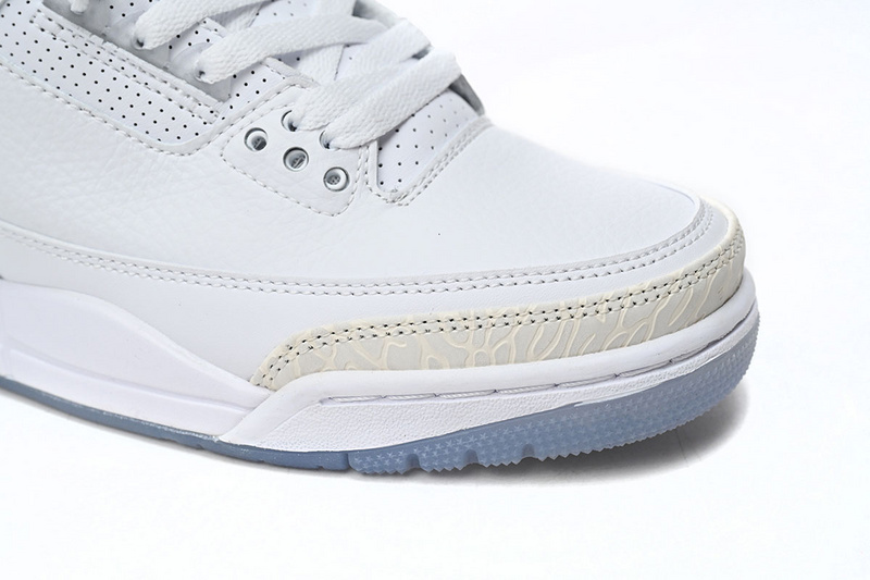LS Air Jordan 3 Retro Pure White