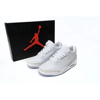 LS Air Jordan 3 Retro Pure White 02