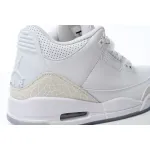 LS Air Jordan 3 Retro Pure White