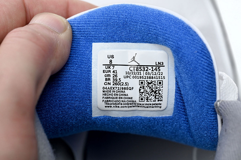 LS Air Jordan 3 Retro Racing Blue