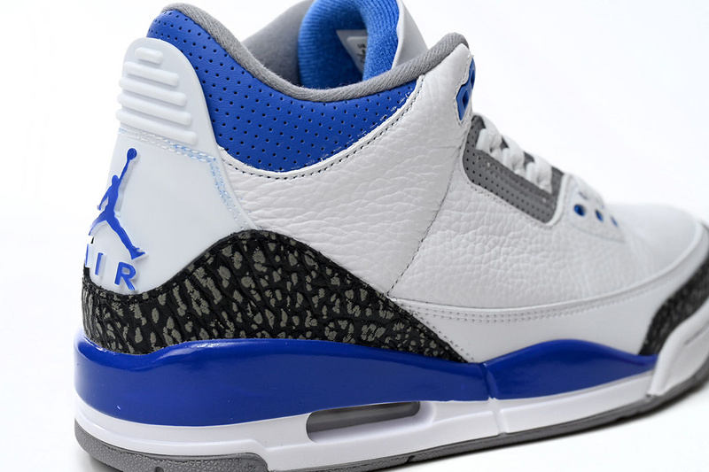 LS Air Jordan 3 Retro Racing Blue