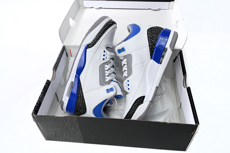 LS Air Jordan 3 Retro Racing Blue