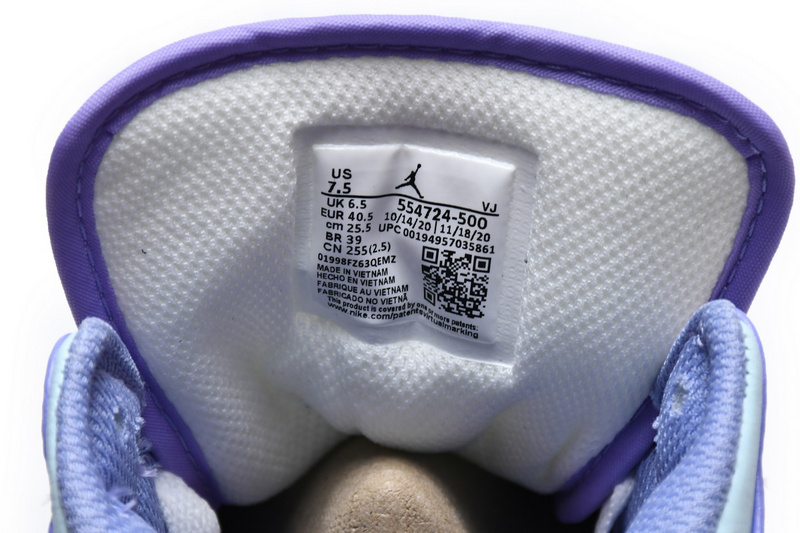 MID Air Jordan 1 Mid Purple Pulse