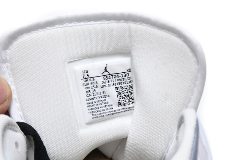 MID Air Jordan 1 Mid PS5 White Grey Black
