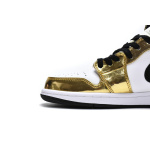 MID Air Jordan 1 Mid SE GS Metallic Gold