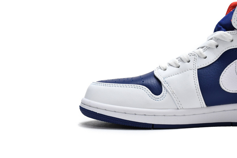 MID Air Jordan 1 Mid White Deep Royal Blue