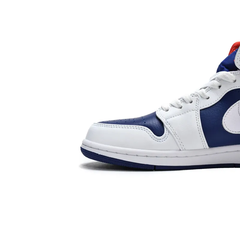 MID Air Jordan 1 Mid White Deep Royal Blue