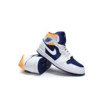 MID Air Jordan 1 Mid White Deep Royal Blue