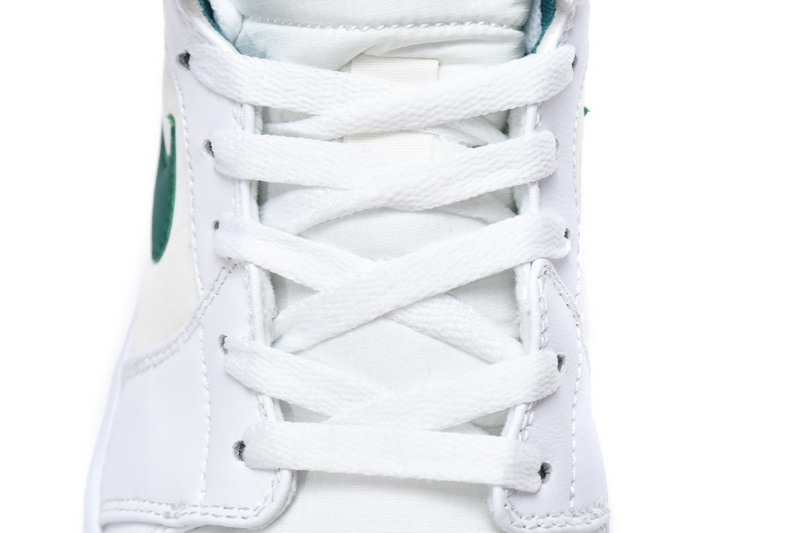 MID Air Jordan 1 Mid White Mystic Green