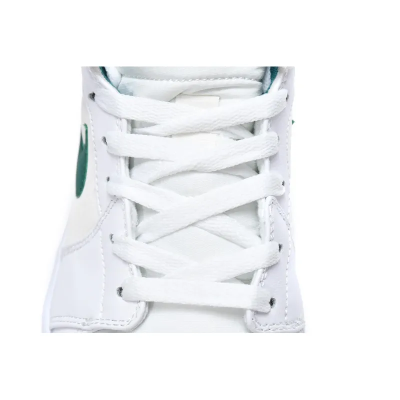 MID Air Jordan 1 Mid White Mystic Green