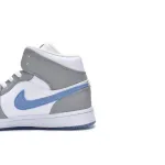 MID Air Jordan 1 Mid Wolf Grey Aluminum