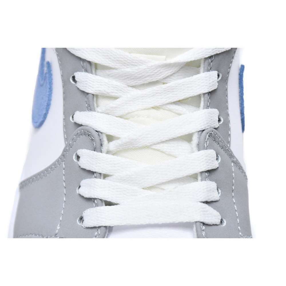 MID Air Jordan 1 Mid Wolf Grey Aluminum
