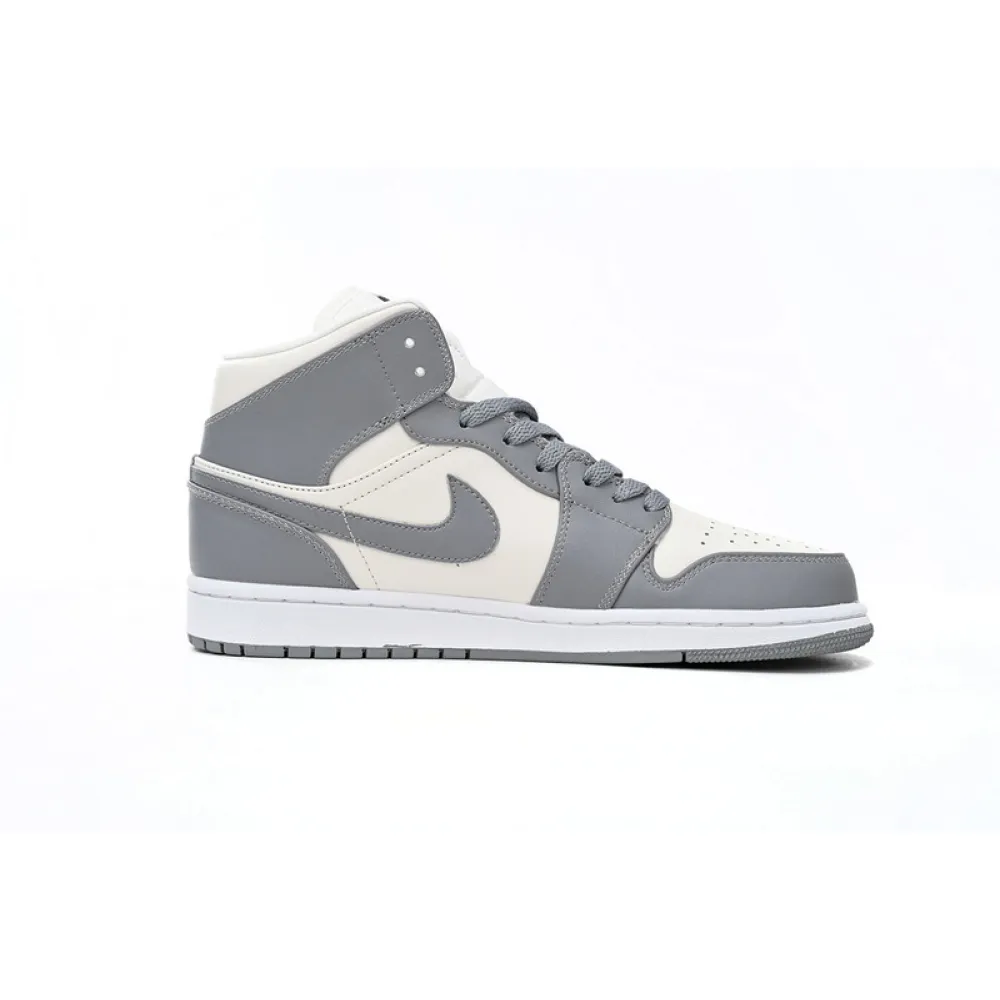 MID Air Jordan 1 White Soot