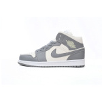 MID Air Jordan 1 White Soot