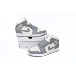 MID Air Jordan 1 White Soot